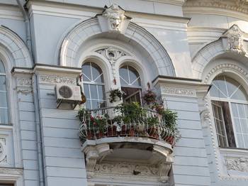 Facade decoration in Renaissance style