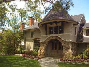 House in Tudor style
