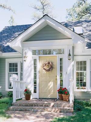 Country house photo with doors