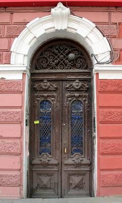 Example of doors on country house