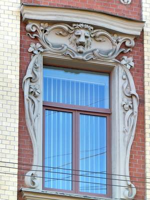 Example of house in Art Nouveau style