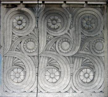 Example of fretwork on country house