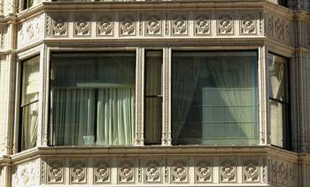 Facade decoration in Art Nouveau style