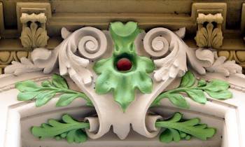 Fretwork on country house