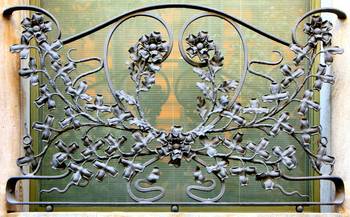 Facade decoration in artistic style