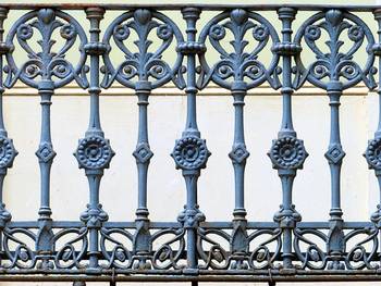 Art Nouveau style of cottage facade