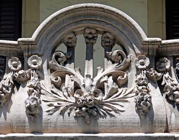 Facade in Art Nouveau style