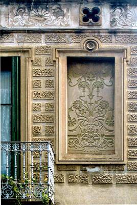 Facade decoration in Art Nouveau style