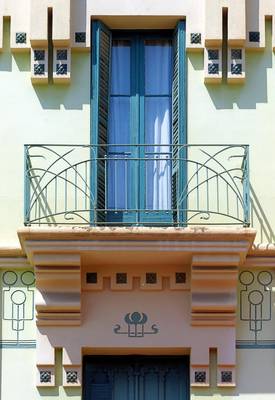 Beautiful house in art deco style