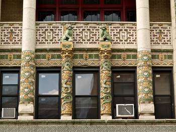 Details of house in Oriental style