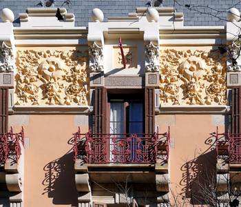 Facade in Art Nouveau style