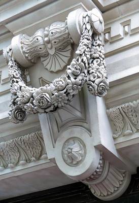 Fretwork on country house