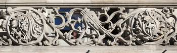 Option of fretwork on country house