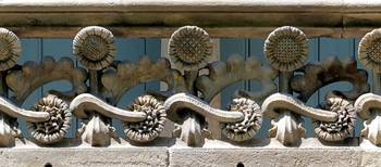 Facade decoration in Art Nouveau style