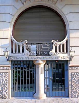 Entrances on country house
