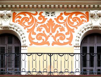 Orange facade