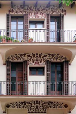 Example of house in Art Nouveau style