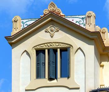 Example of house in Art Nouveau style