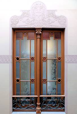 Example of brown facade