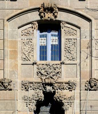 Example of windows on house facade