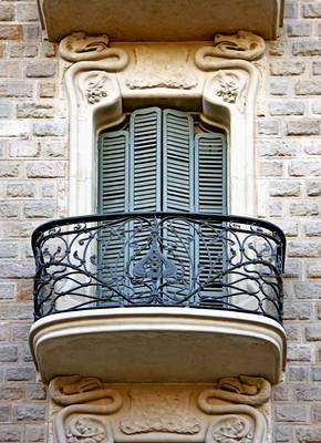 Example of shutters on country house
