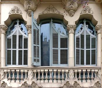 Example of beige facade