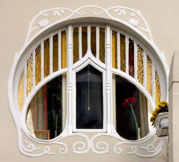 Country house photo with windows