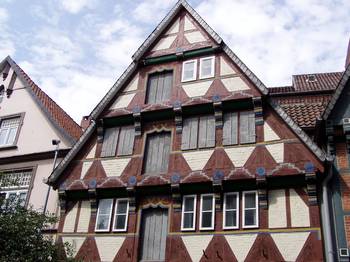 Example of patterns on house facade