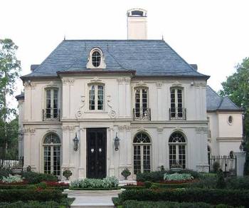 Details of house in Château style