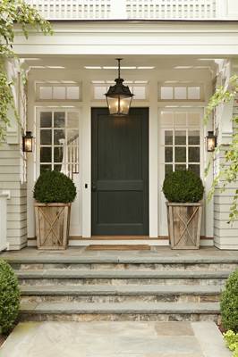Option of entrances on country house