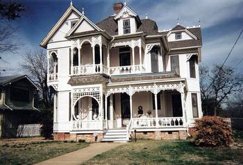 House finish in Victorian style