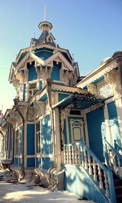 Beautiful house in  Russian Revival style