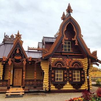 Beautiful house in  Russian Revival style