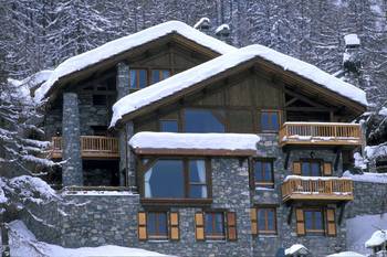 Facade decoration in Chalet style