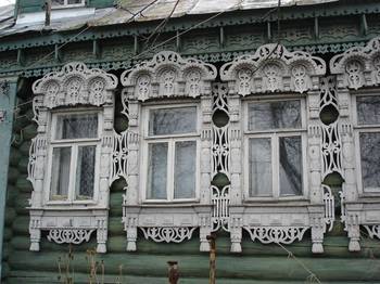 House finish in Russian Mansion style