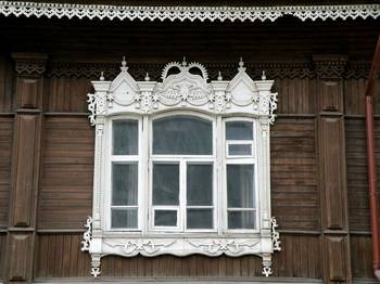 Cottage variant in Russian Mansion style