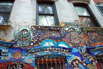 Facade decoration in artistic style