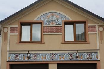 Facade decoration in artistic style