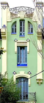 Beautiful house in art deco style