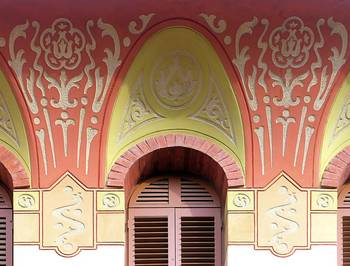 Details of house in Oriental style