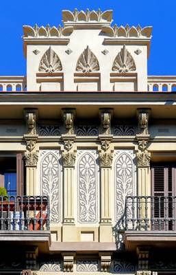 Details of house in Empire style