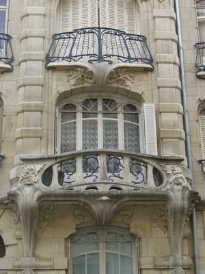 House facade with rustication