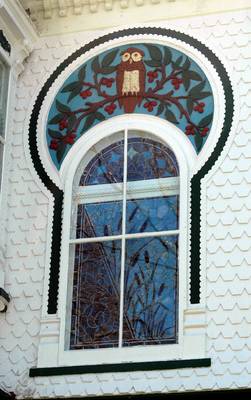 House finish in Art Nouveau style