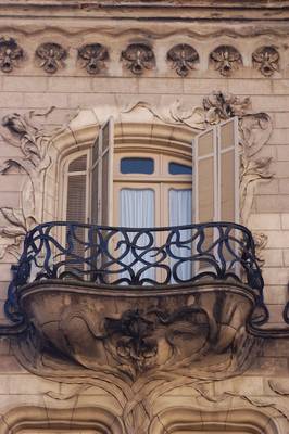 Option of balcony on house facade