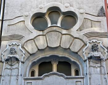 Photo of grey facade