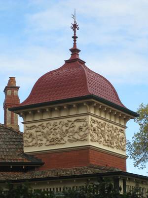 Option of towers on country house