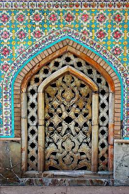 Facade decoration with doors