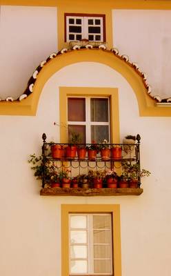 Details of house in Mediterranean style