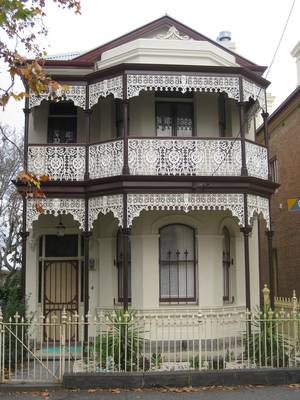 Photo of beige facade