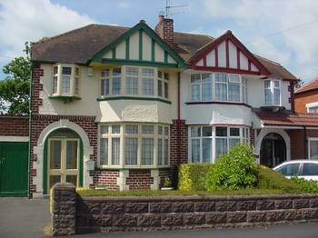 House finish in Timbered style